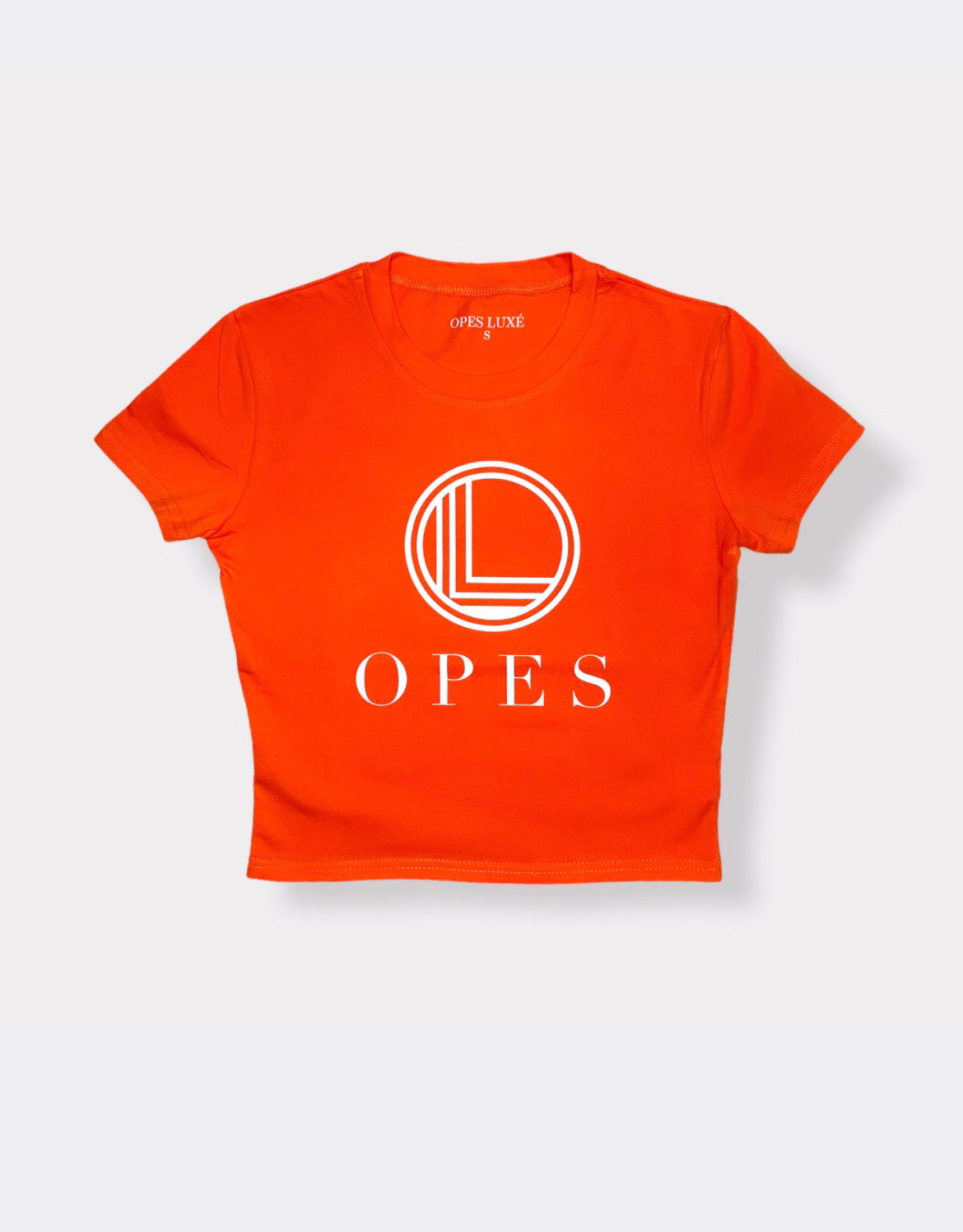 Signature Opes Cropped Tee