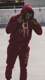 Opes Burgundy Joggers