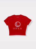 Signature Opes Cropped Tee